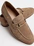  image of river-island-suede-snaffle-loafer-stone