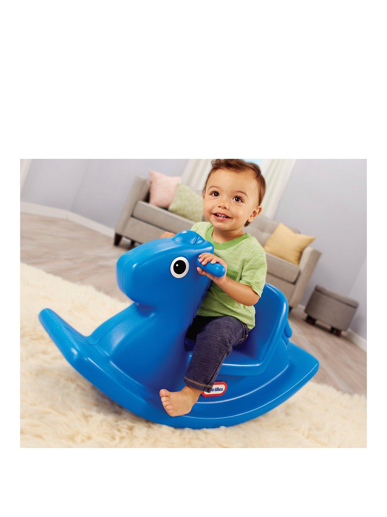 Image 3 of 7 of Little Tikes Rocking Horse - Blue
