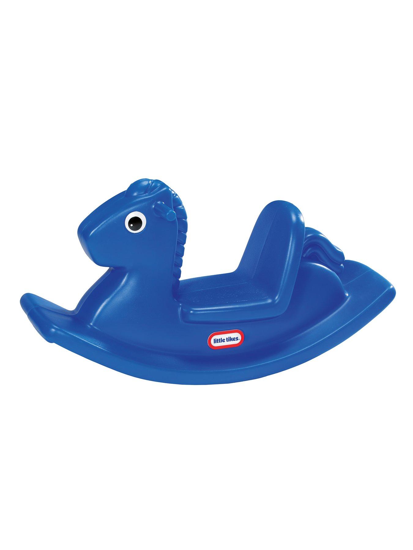  image of little-tikes-rocking-horse-blue