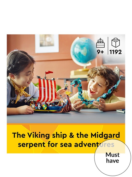 stillFront image of lego-creator-viking-ship-and-the-midgard-serpent