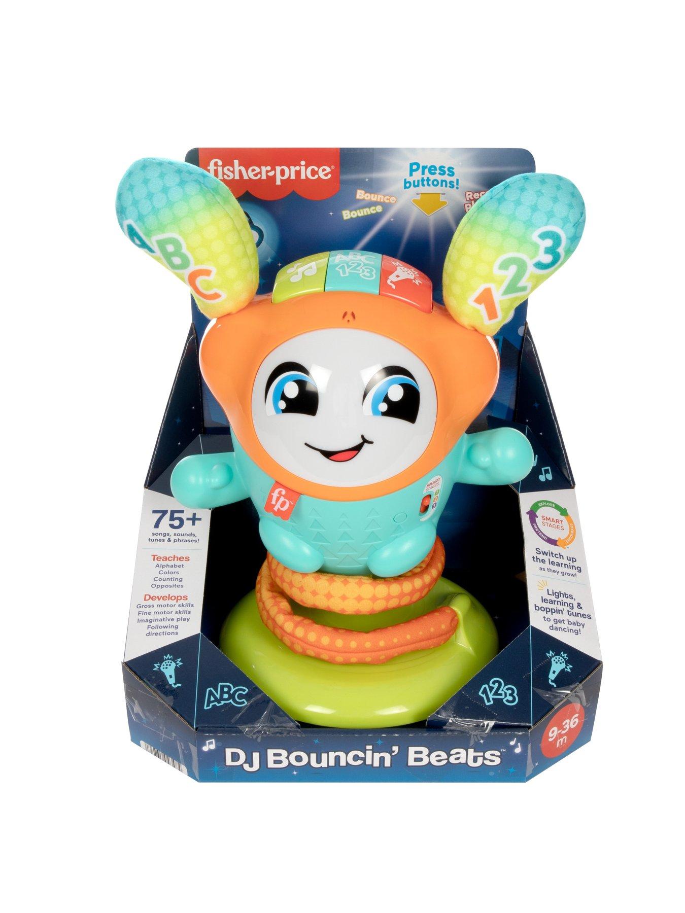 Fisher-Price DJ Bouncin' Beats with Music and Lights Littlewoods