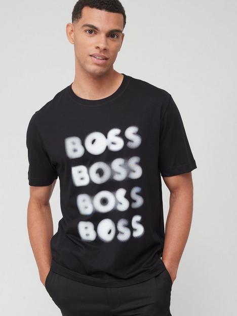 boss-teetrury-2-repeat-logo-t-shirt-black