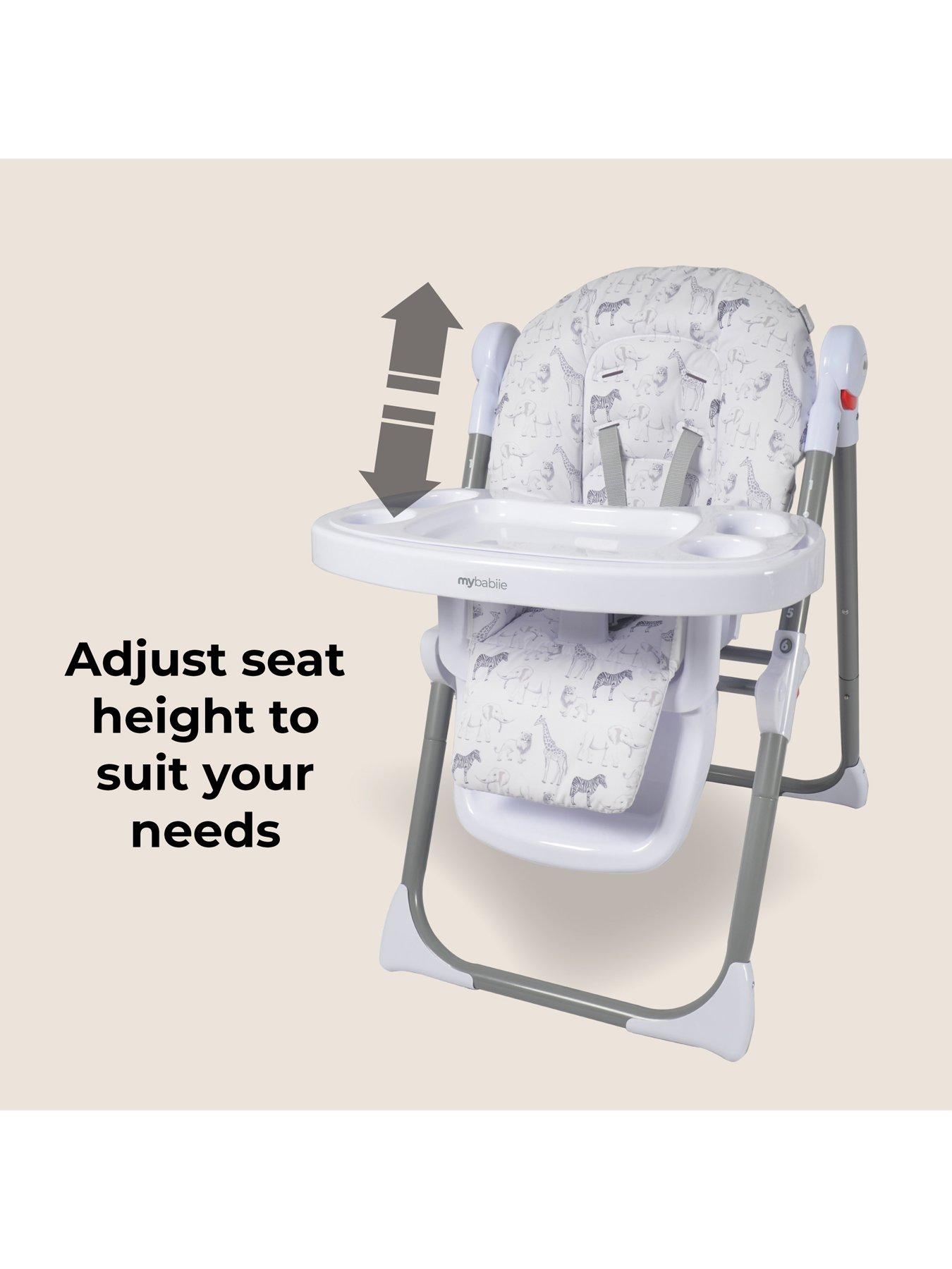  image of my-babiie-mbhc8-premium-highchair-safari