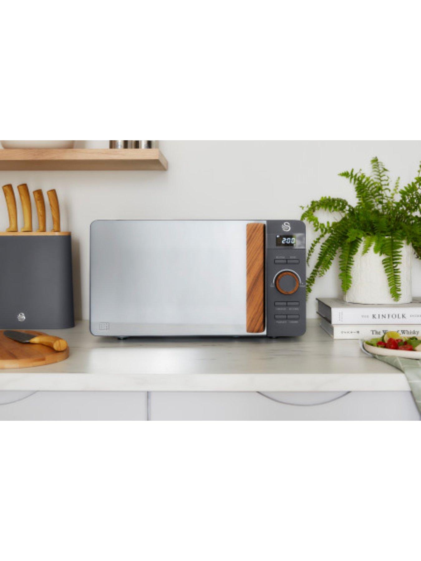 Image 2 of 6 of Swan 20L Nordic 800w Microwave&nbsp;- Grey