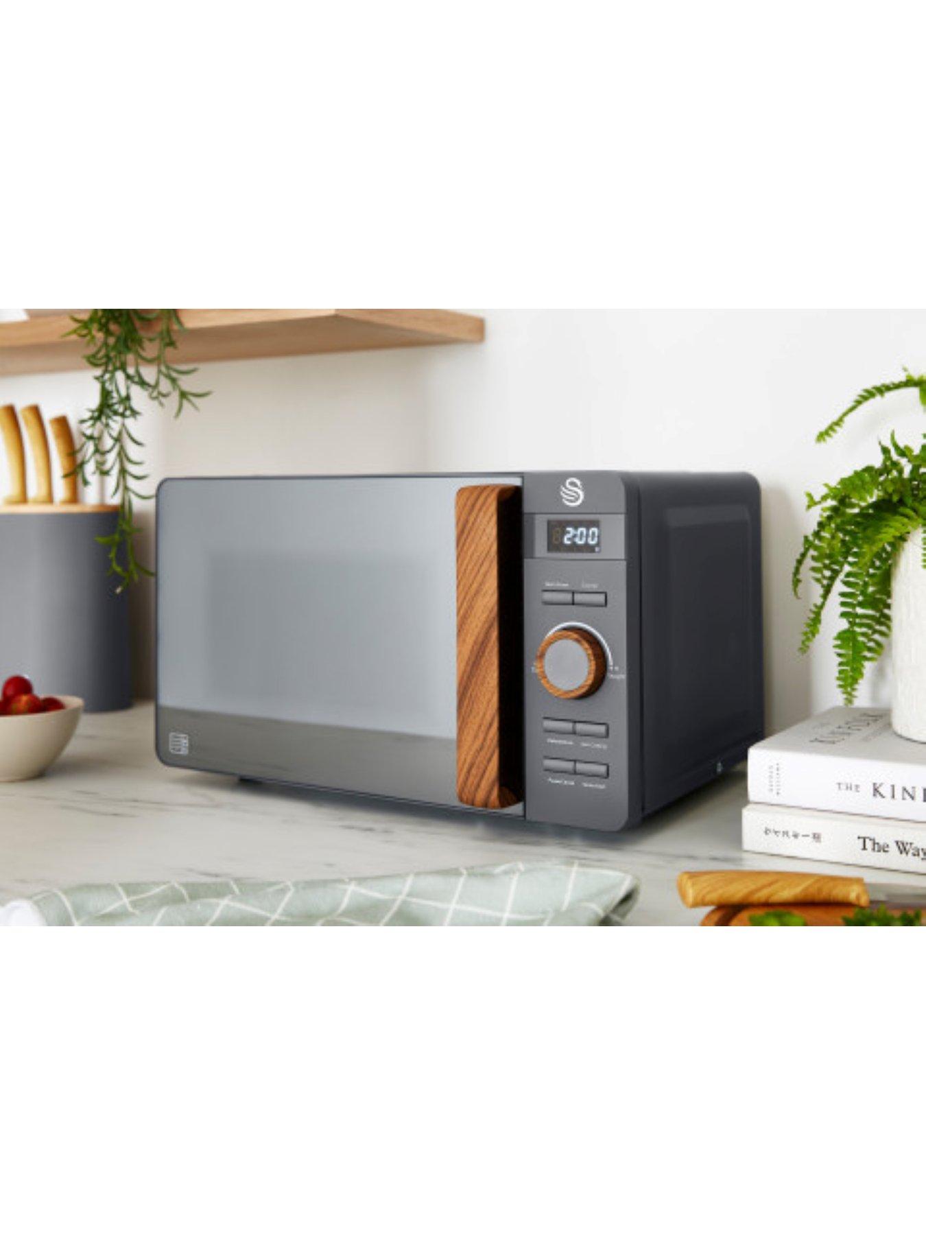 Image 3 of 6 of Swan 20L Nordic 800w Microwave&nbsp;- Grey