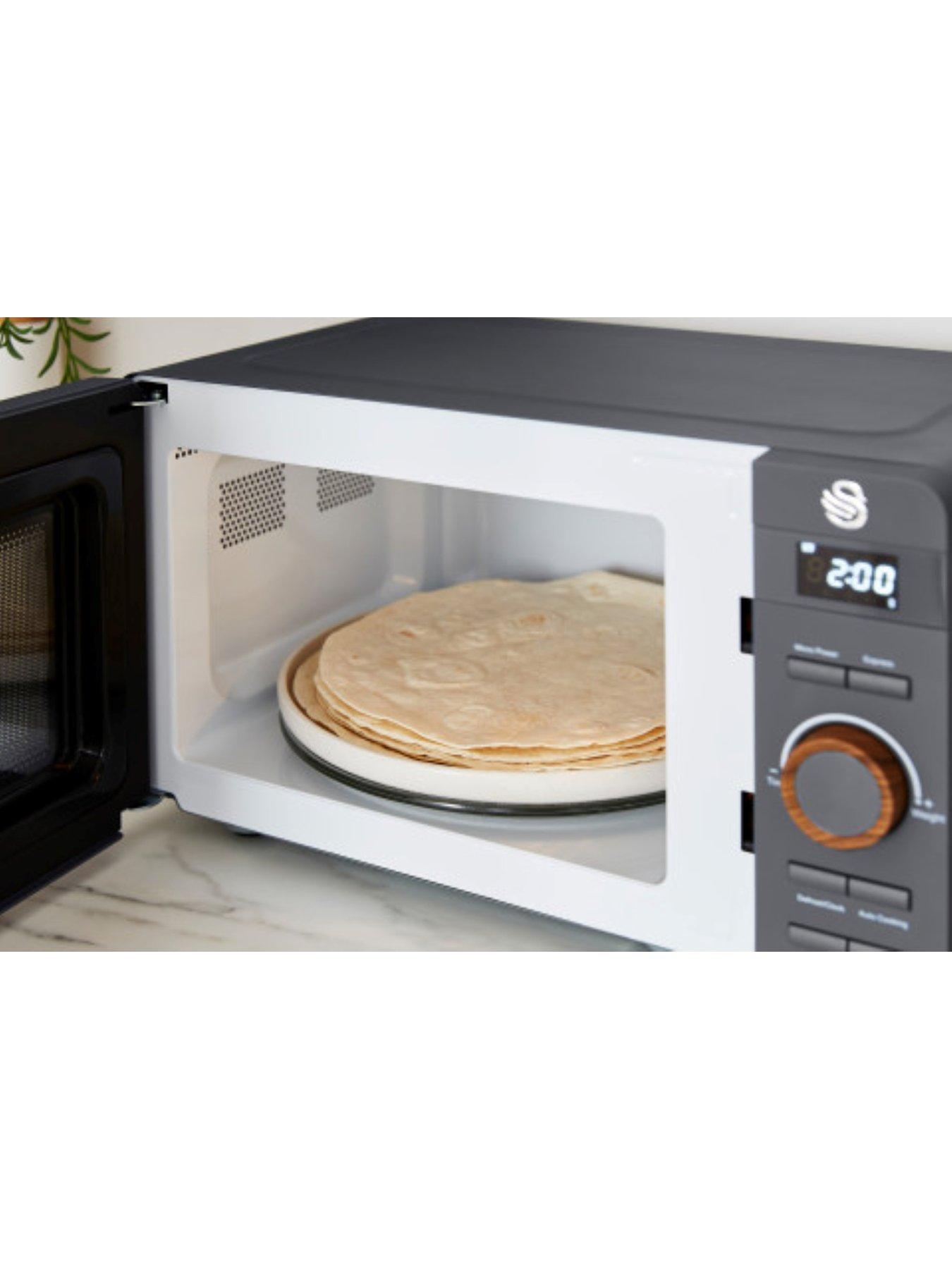 Image 4 of 6 of Swan 20L Nordic 800w Microwave&nbsp;- Grey