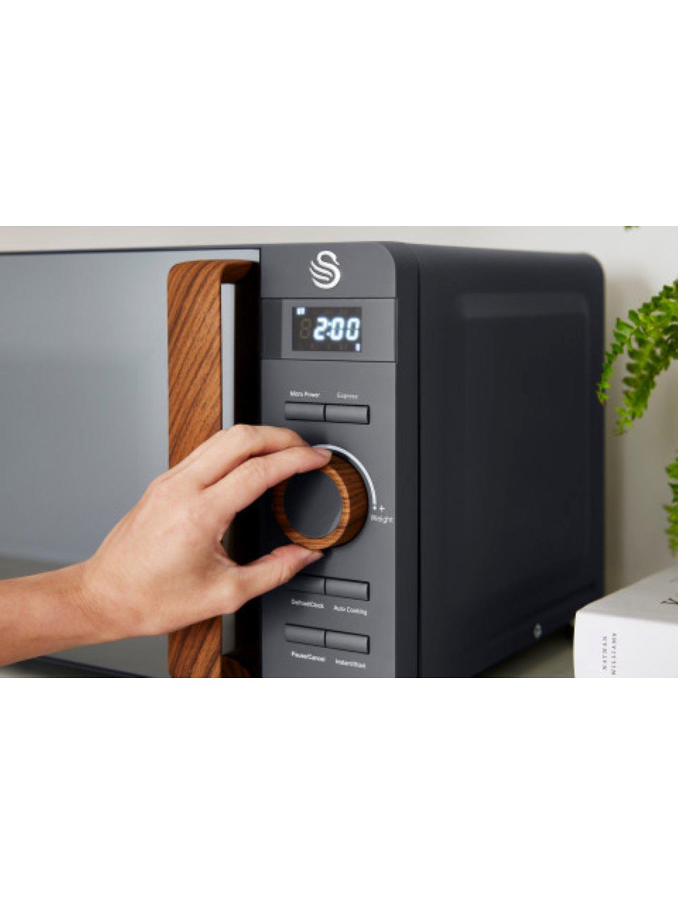 Image 6 of 6 of Swan 20L Nordic 800w Microwave&nbsp;- Grey