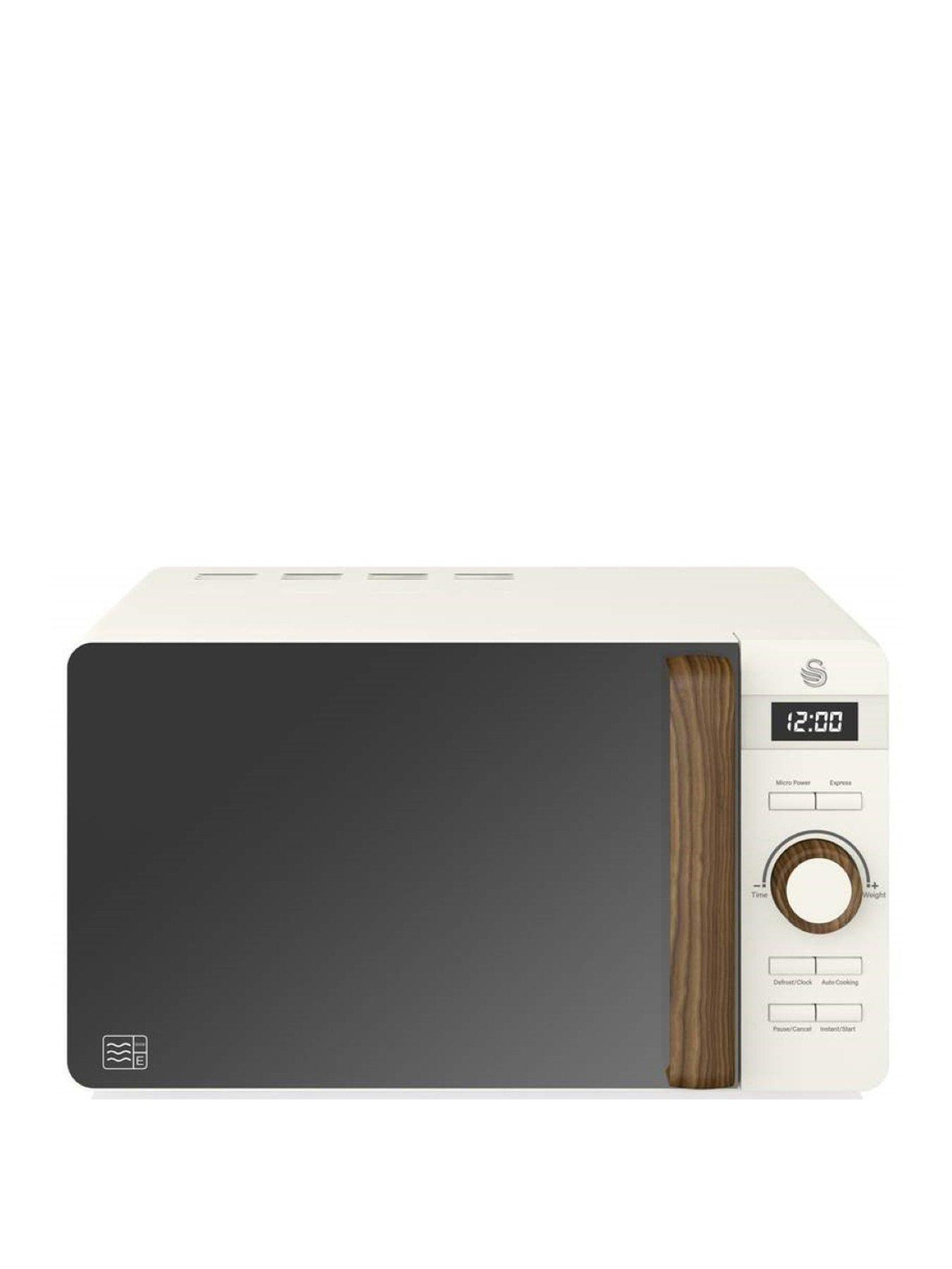 undefined 20L Nordic 800W Microwave - Cream