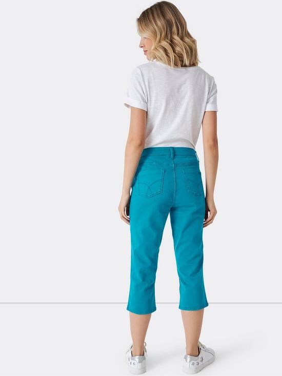 stillFront image of crew-clothing-murray-crops-teal