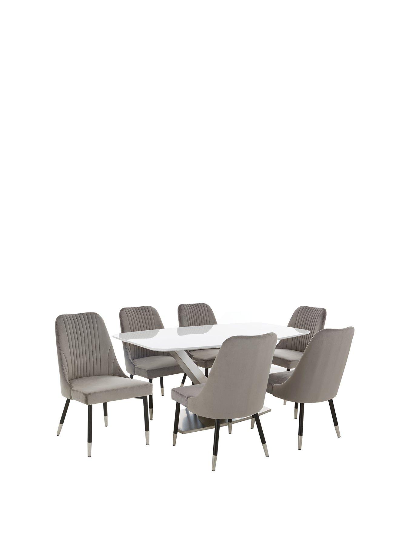 Very Home Surreal 160 cm Dining Table + 6 Chairs