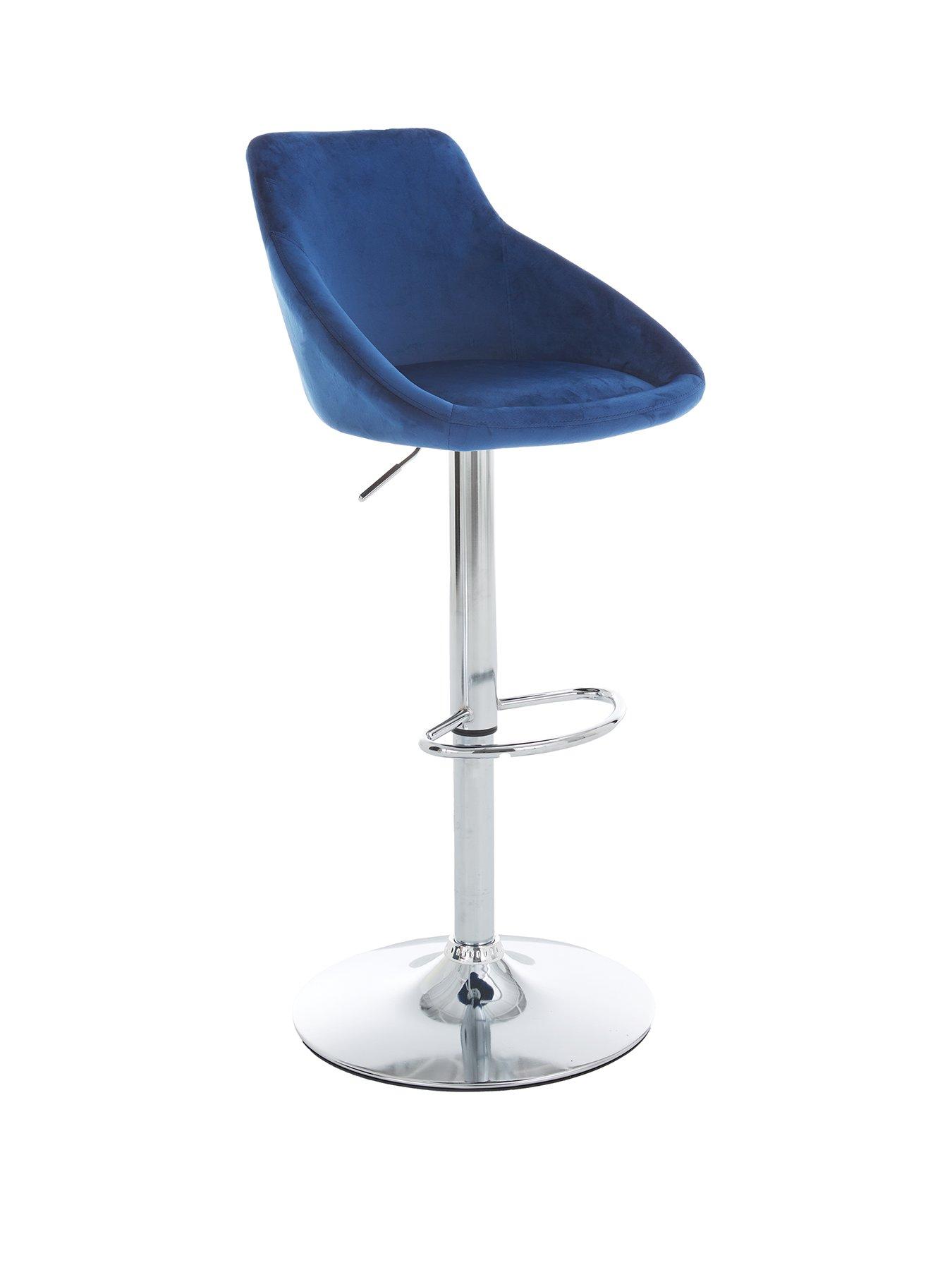  image of very-home-dahlia-fabric-gas-lift-bar-stool--nbspbluenbsp--fscreg-certified