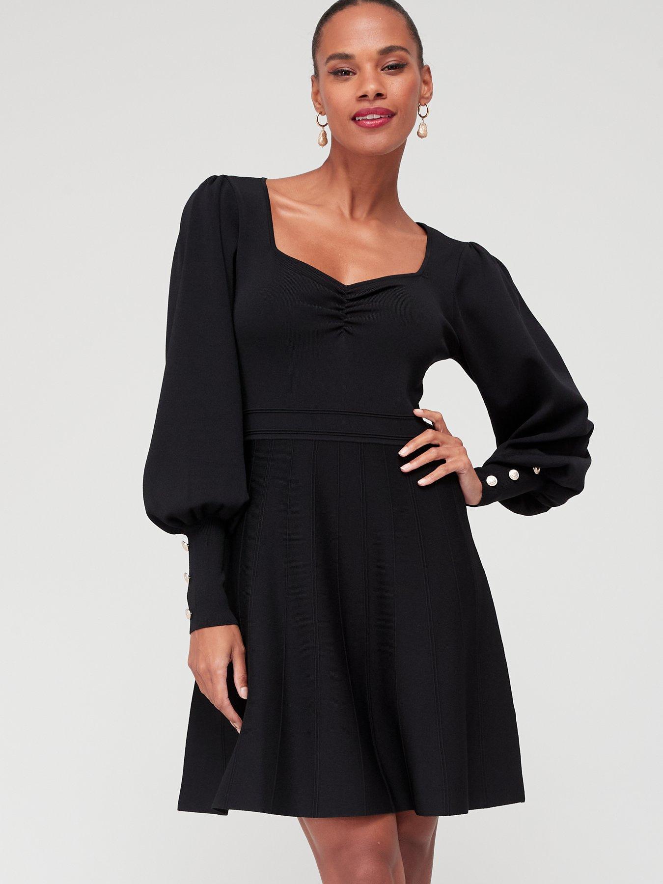 Black | Skater Dresses | Dresses 