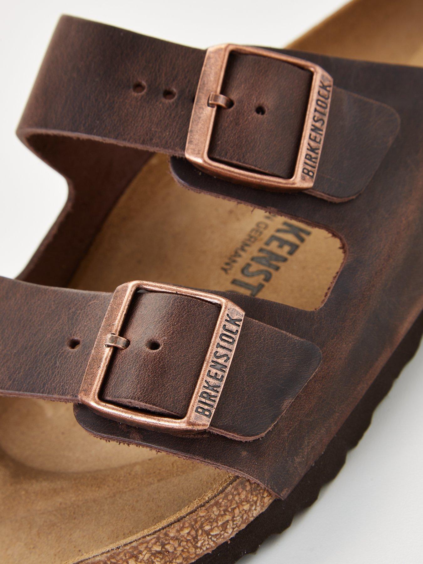 Image 6 of 6 of Birkenstock Mens Arizona Oiled Leather Sandal - Habanna
