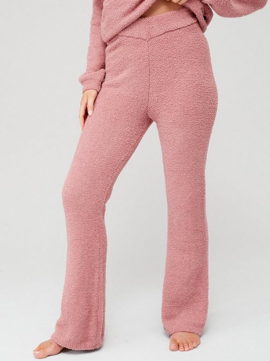 front image of v-by-very-fluffynbspwide-leg-trouser-pink