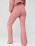  image of v-by-very-fluffynbspwide-leg-trouser-pink