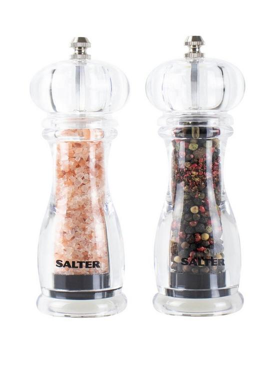 front image of salter-contemporary-salt-pepper-mills