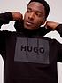  image of hugo-duratschi-logo-overhead-hoodie-black