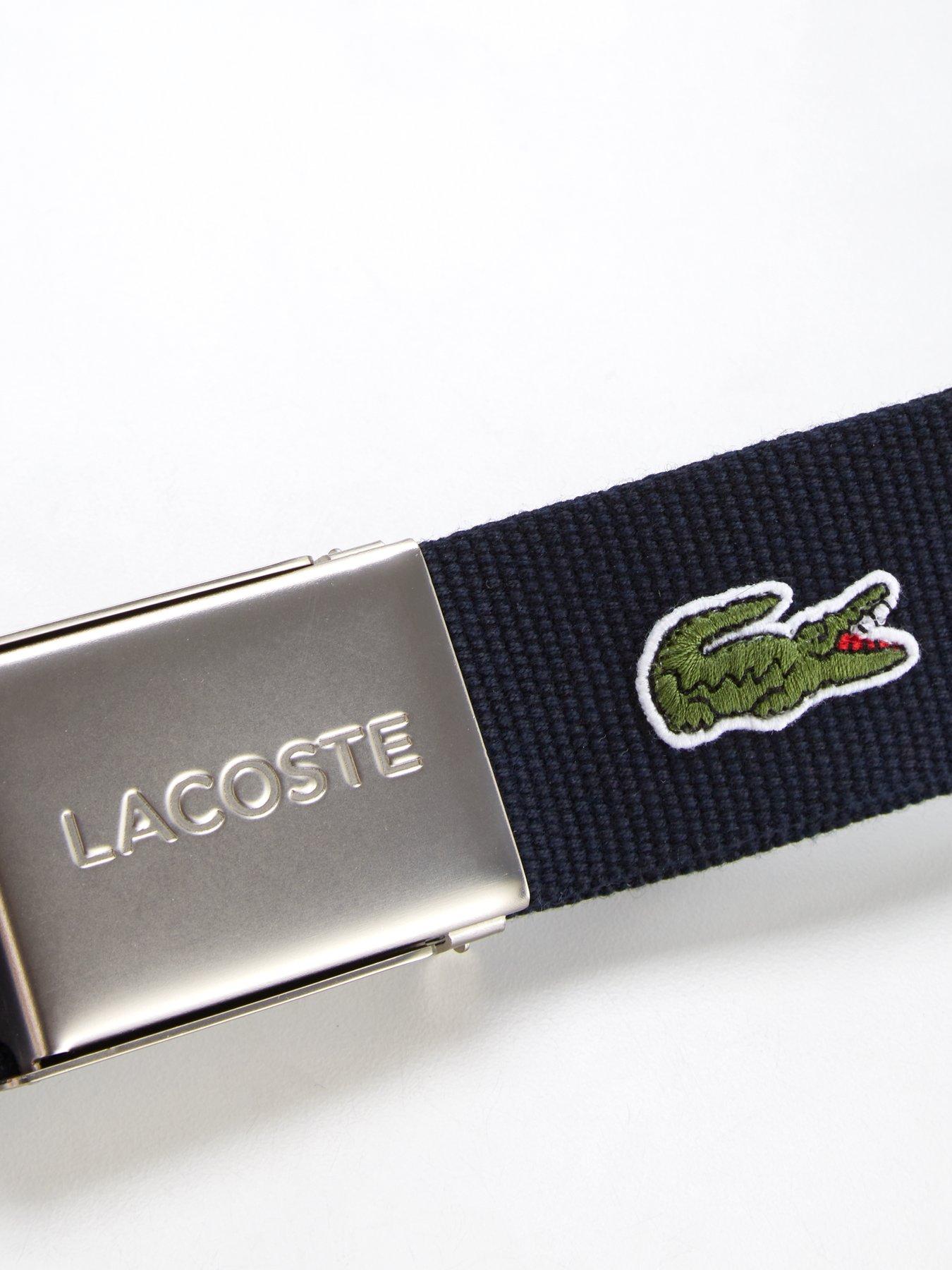  image of lacoste-golf-webbing-belt-navy