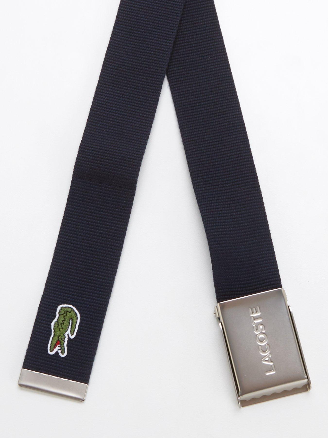  image of lacoste-golf-webbing-belt-navy