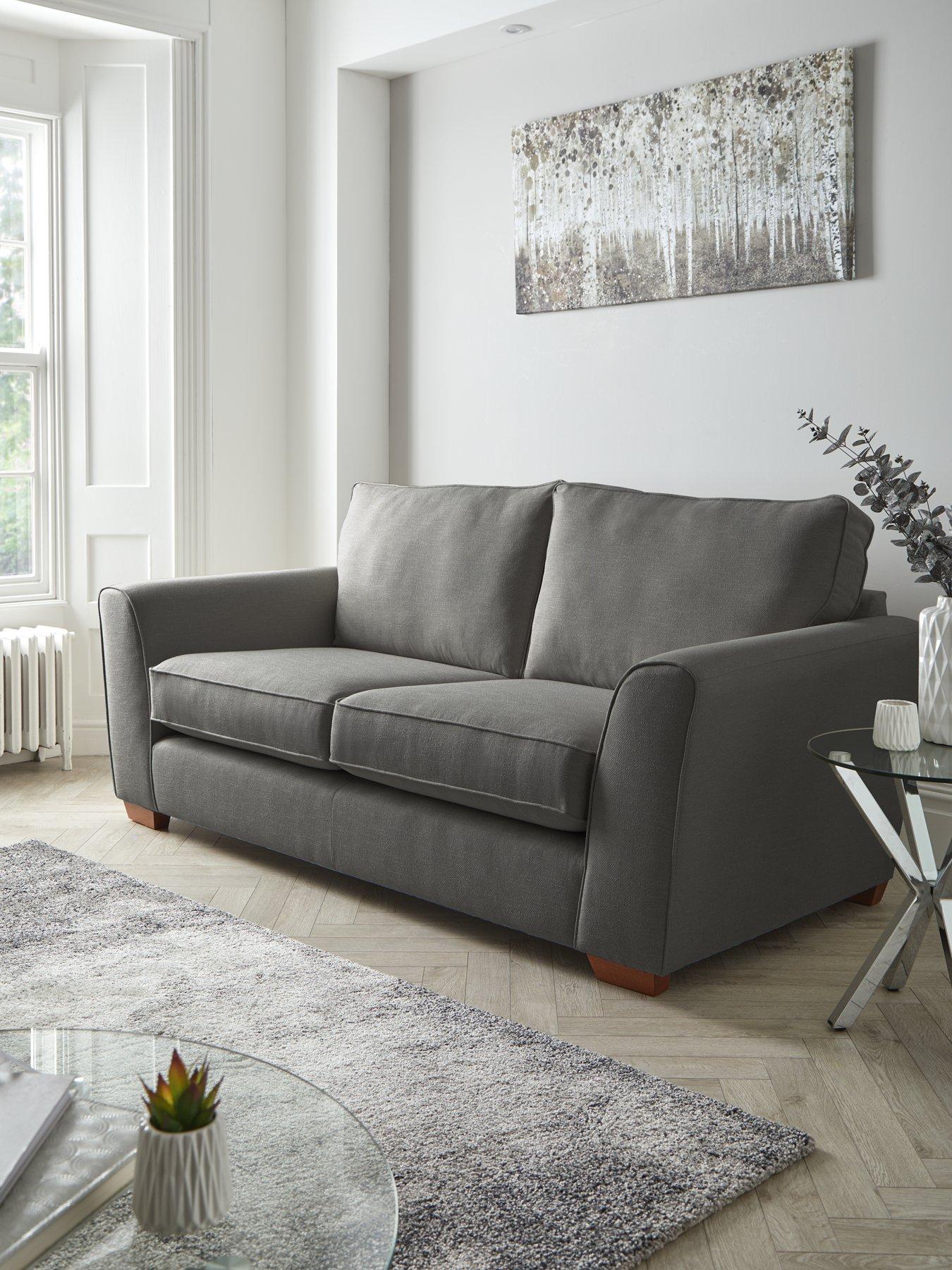 undefined Jackson Fabric 3 Seater Sofa - Made to order in the UK