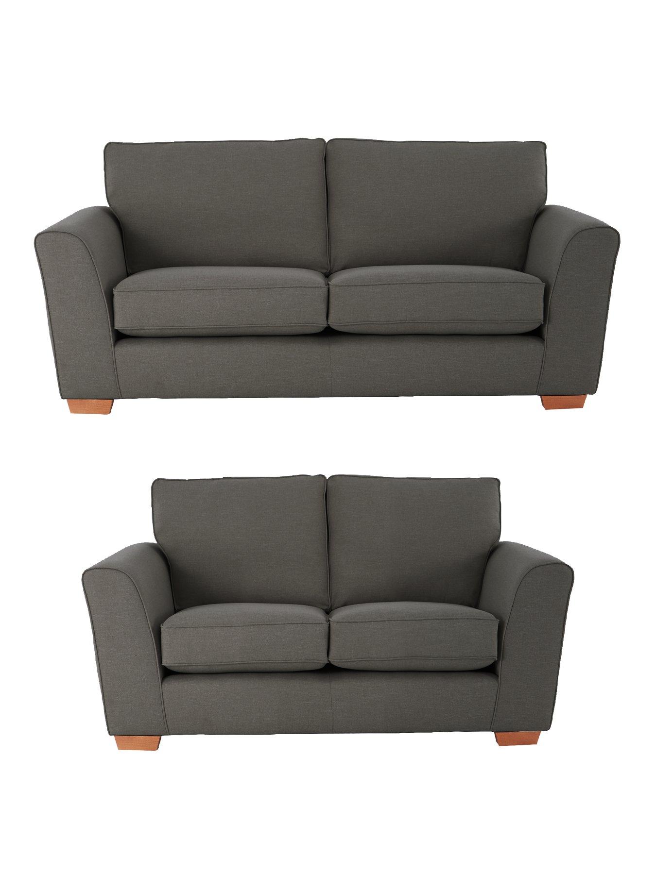 The Very Collection Jackson 3 Seater + 2 Seater Fabric Sofa Set (Buy and SAVE!) - Made to order in the UK