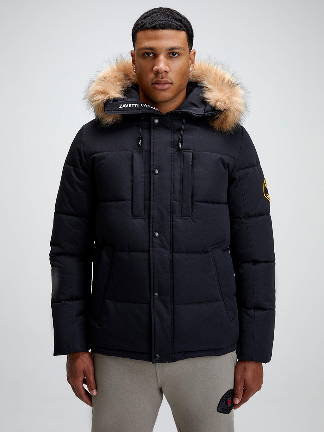 Zavetti Canada Oshawa Padded Parka Black Littlewoods