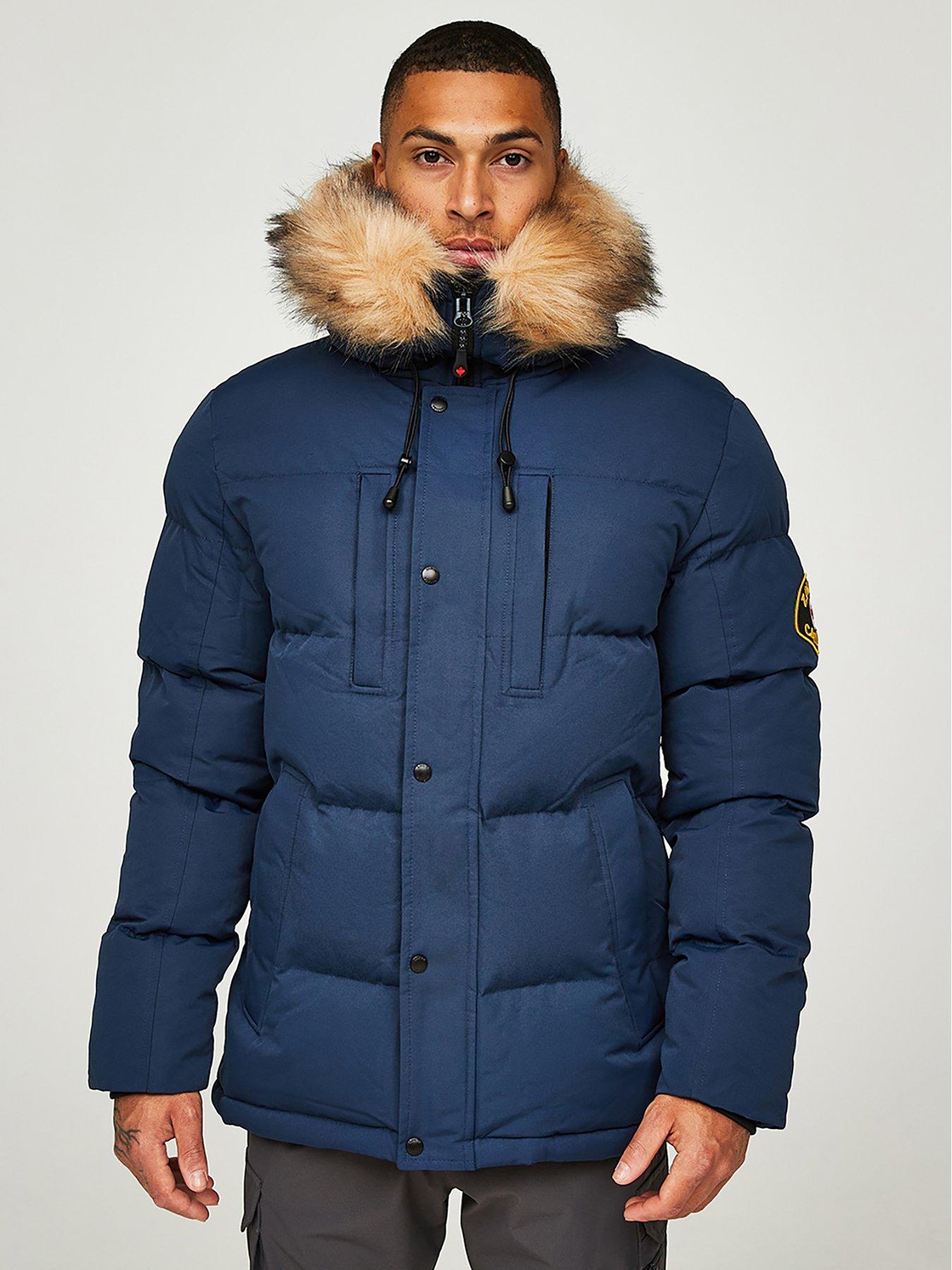 Zavetti Canada Oshawa 2.0 Padded Parka - Navy | Littlewoods