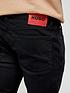  image of hugo-734-extra-slim-fit-jeans-black