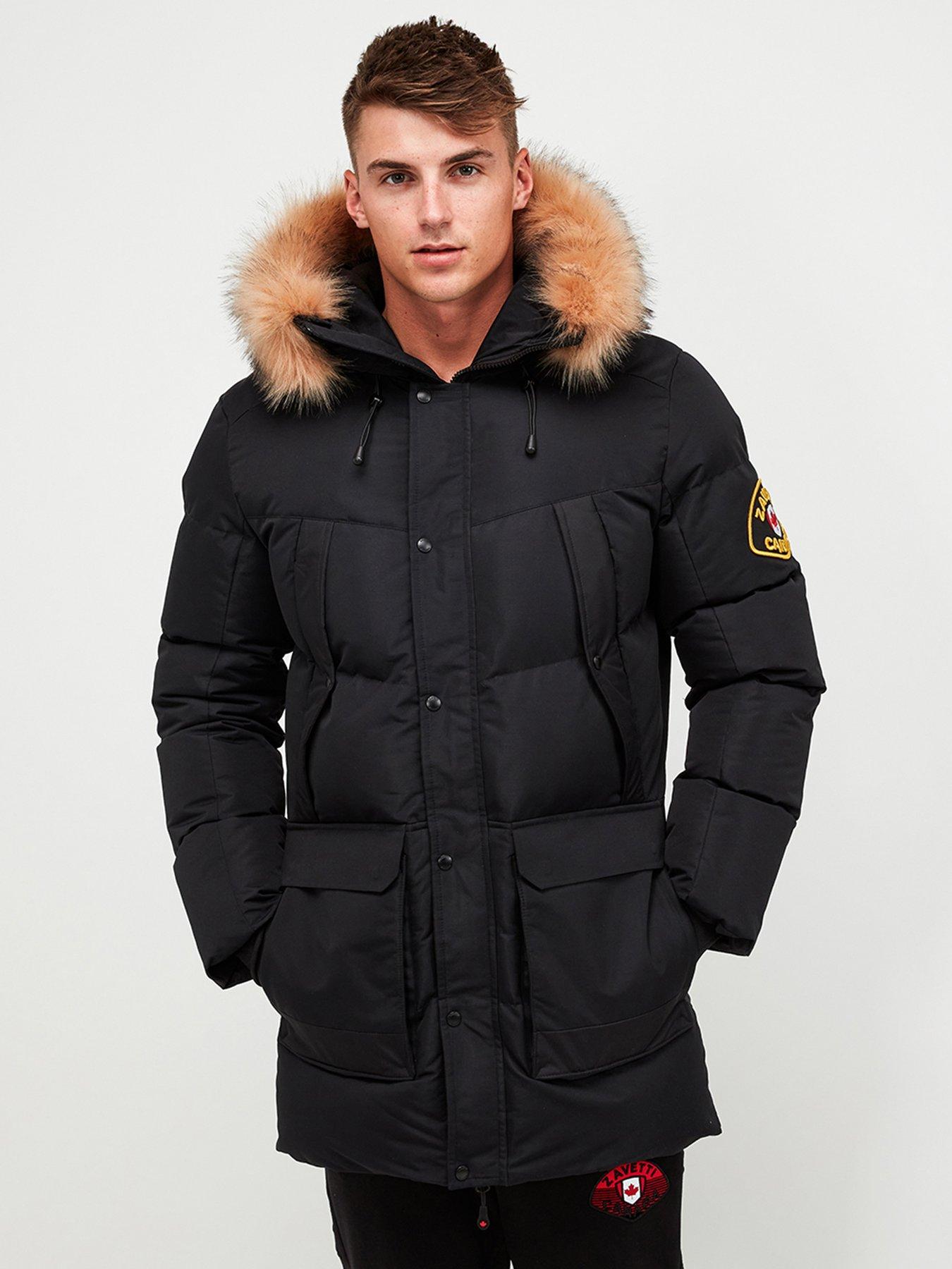 zavetti canada black parka