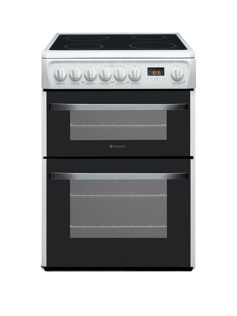 hotpoint-dsc60p1-60cm-freestanding-electric-double-cooker-white