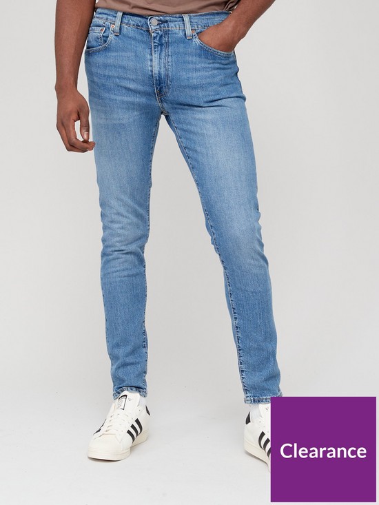 front image of levis-512-slim-taper-fit-jeans-medium-indigo