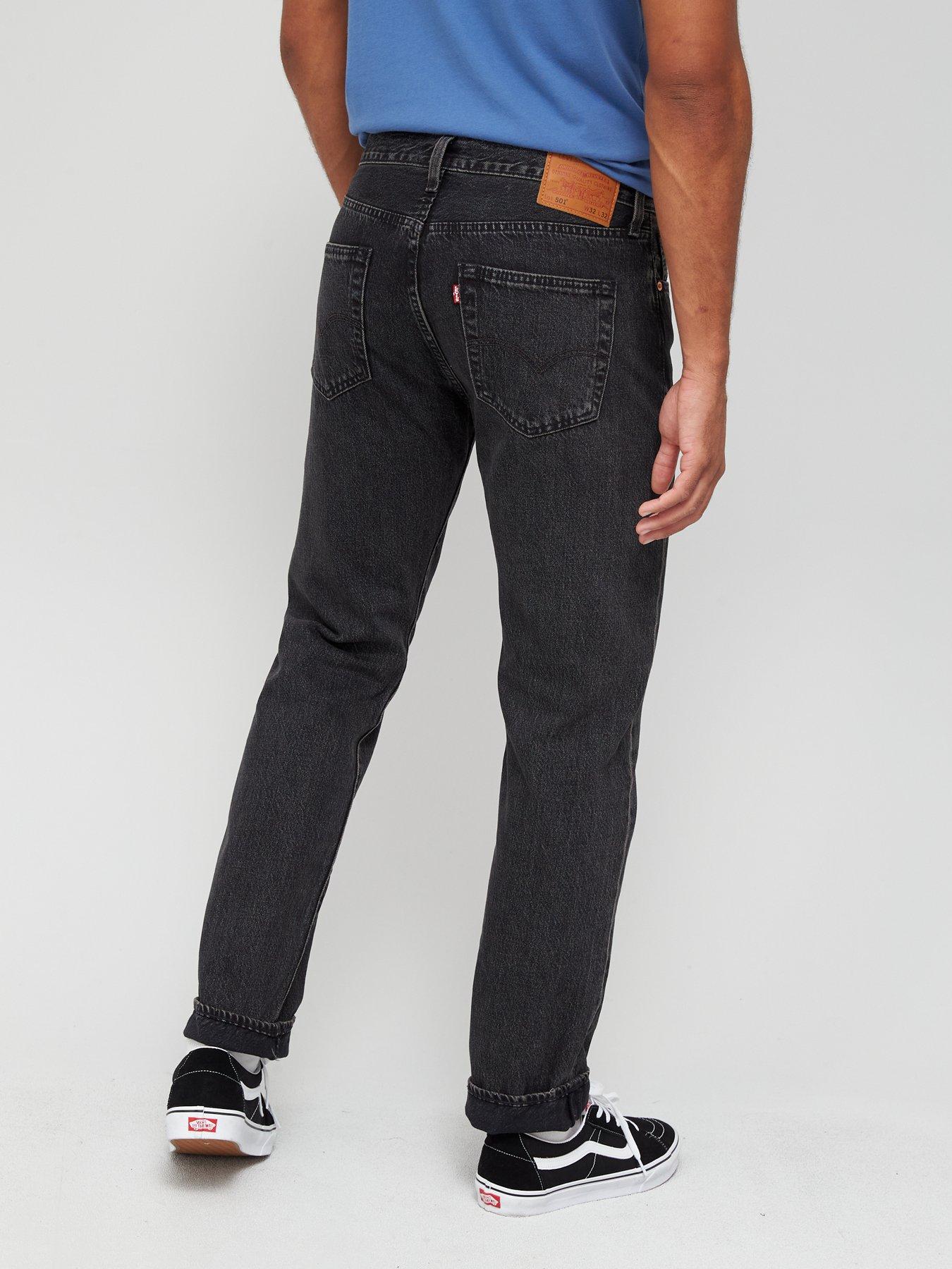  image of levis-501-original-straight-fit-jeans-black