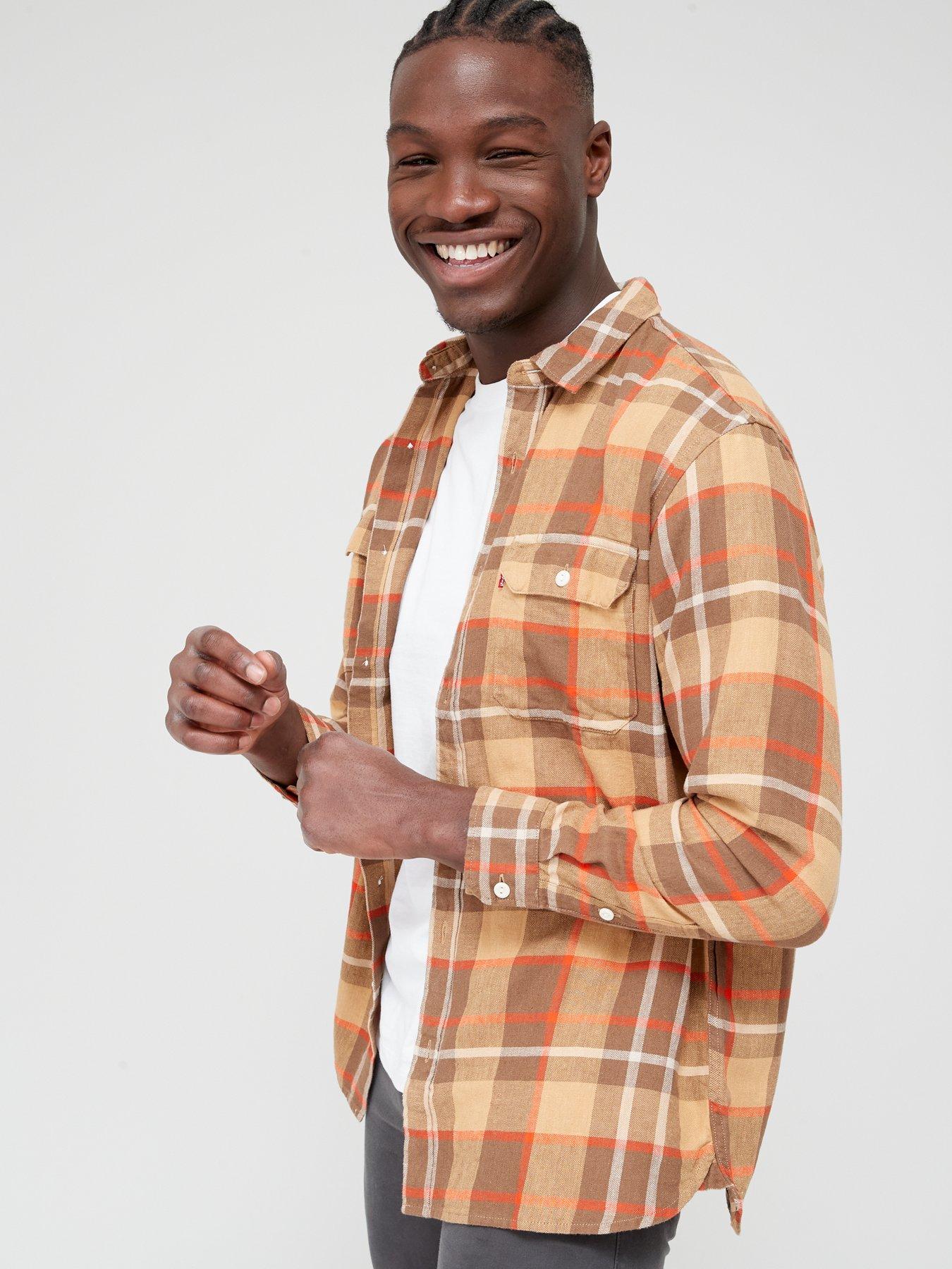  image of levis-jackson-worker-check-overshirt-multi