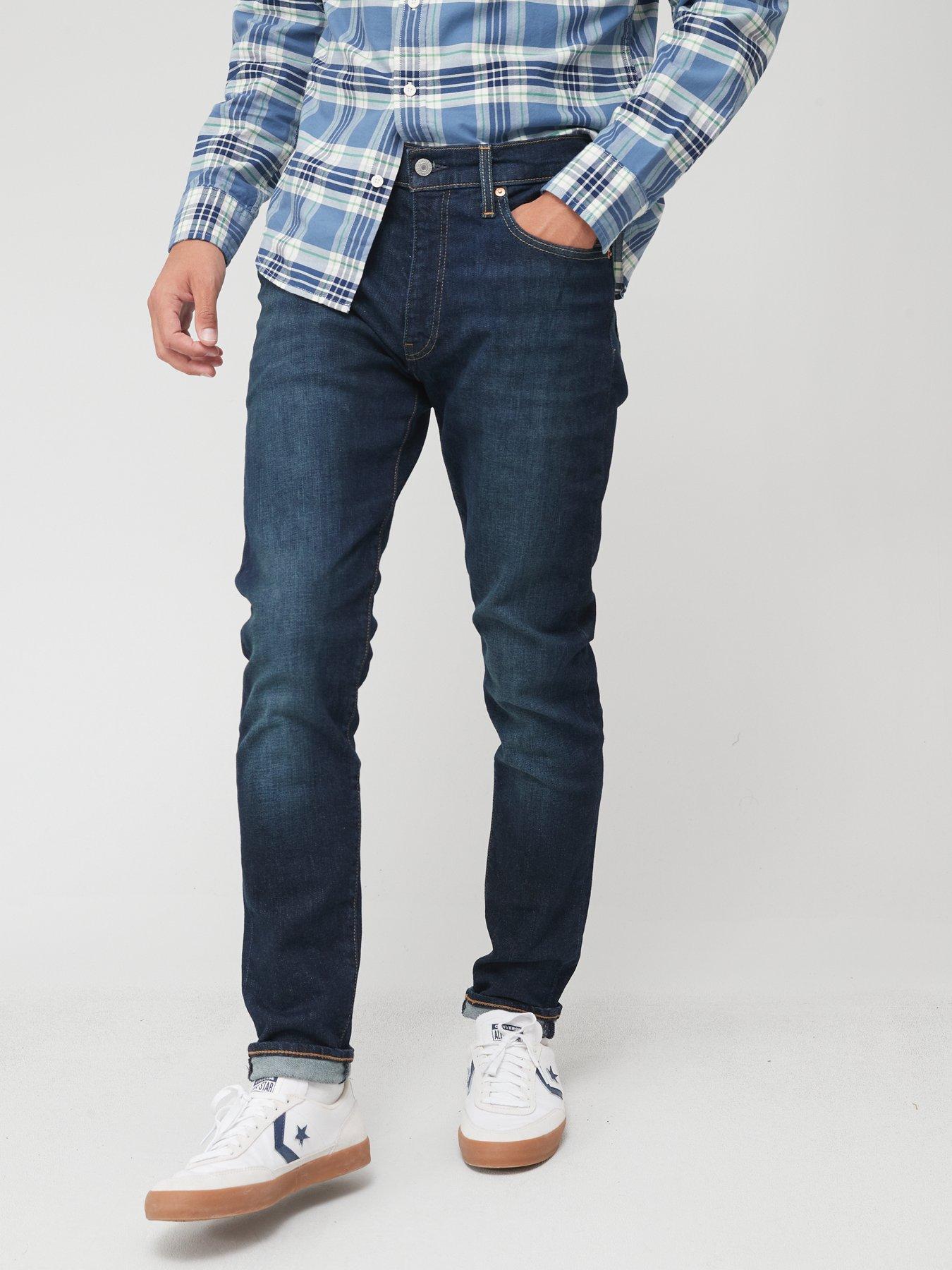 undefined 512 Slim Taper Fit Jeans - Dark Blue