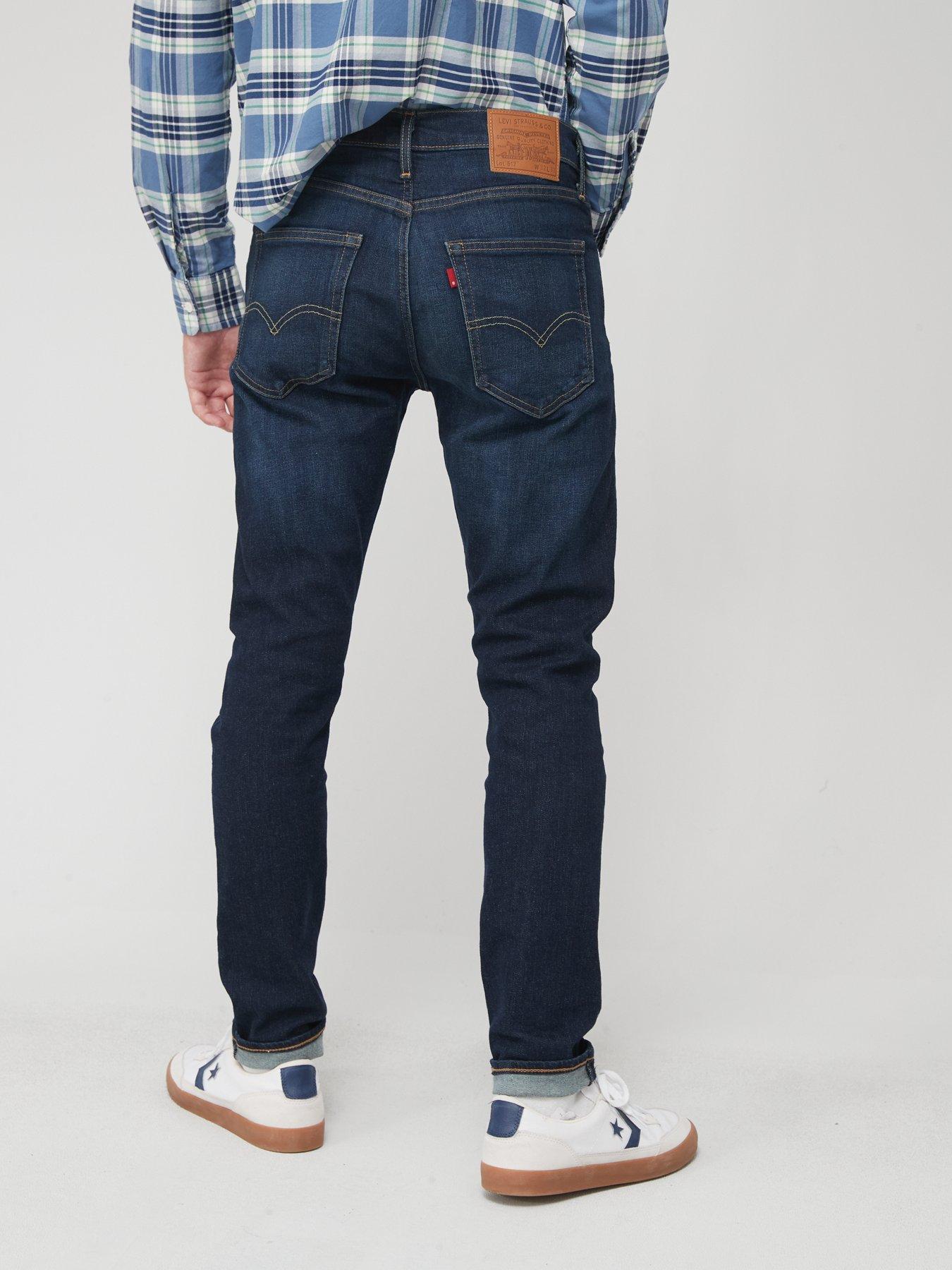 Levi's 512 Slim Taper Fit Jeans Dark Blue Littlewoods