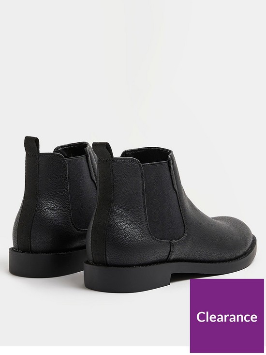 back image of river-island-casual-chelsea-boot-black