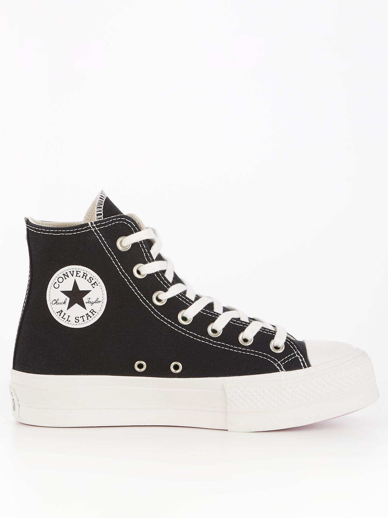 White Save 72% Mens Trainers Converse Trainers Converse Chuck Taylor All Star Platform Leather in White/ Black for Men 