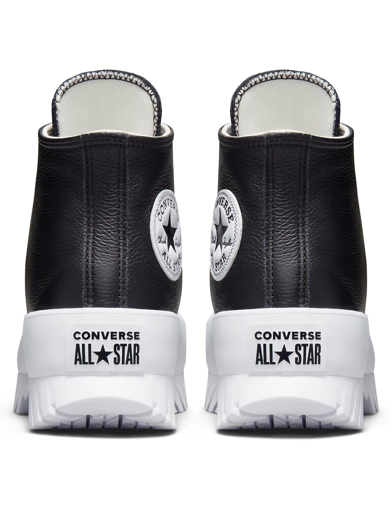 Lugged leather chuck taylor deals all star white