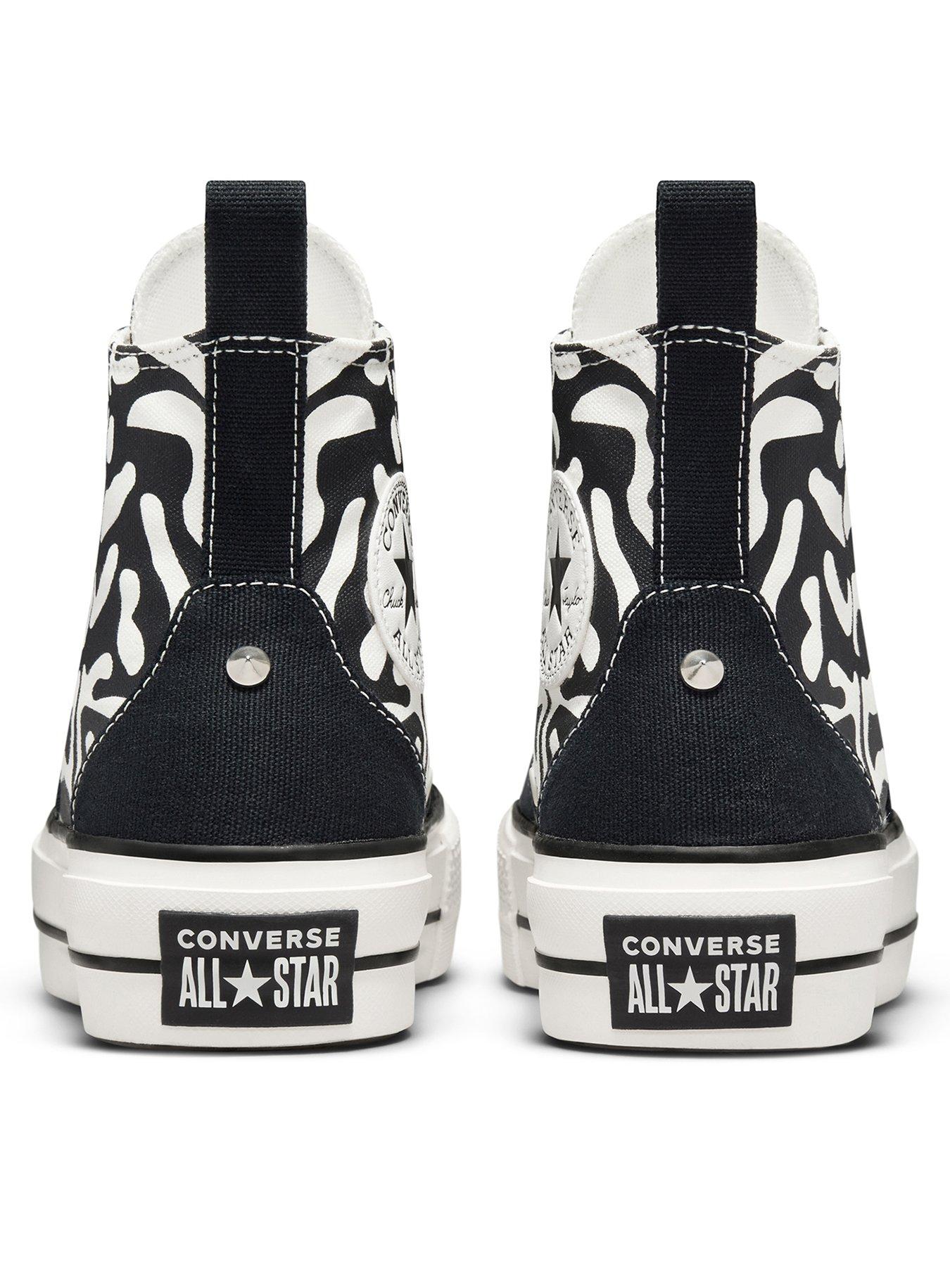 zebra print converse platform