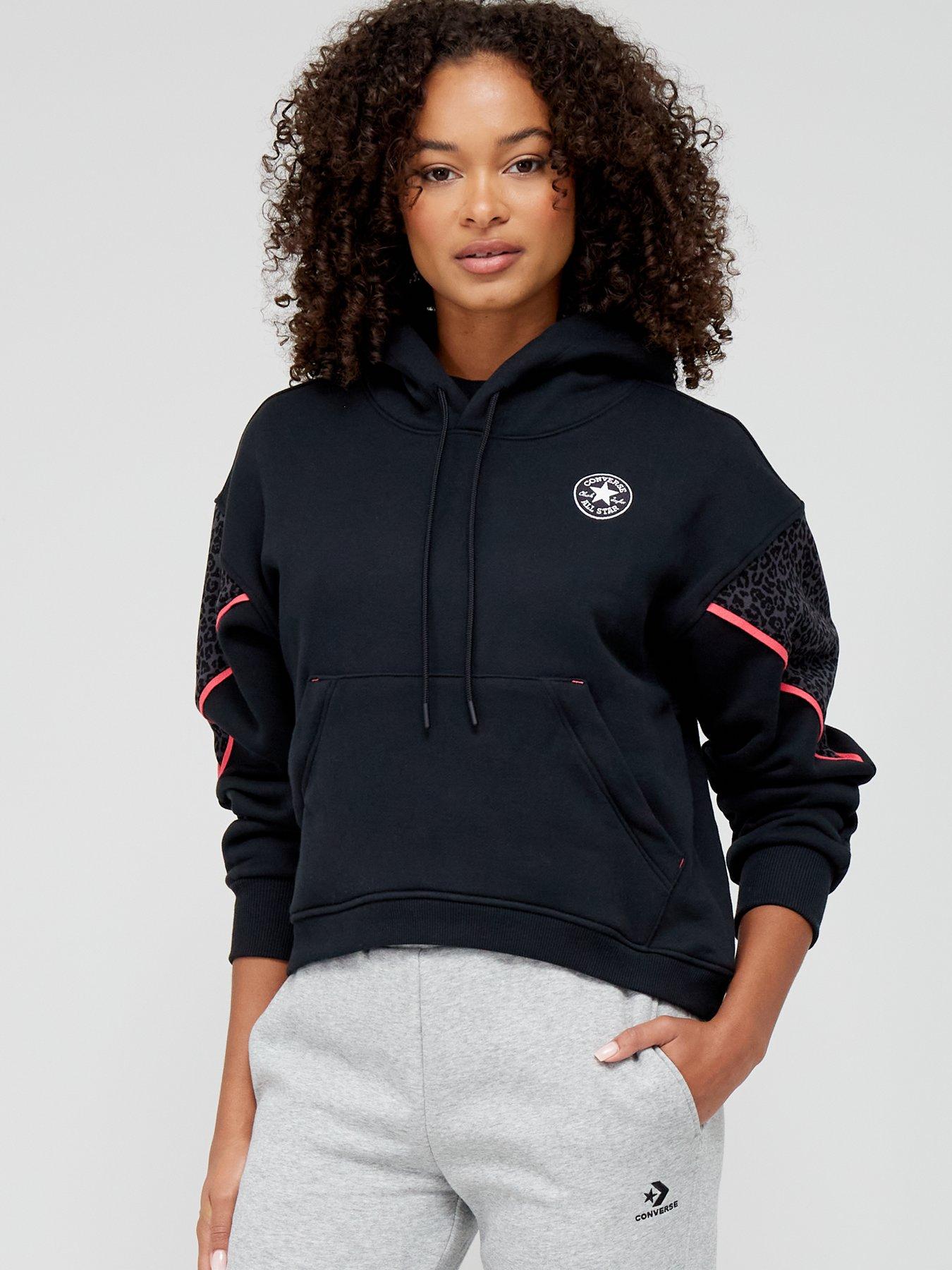converse pink hoodie