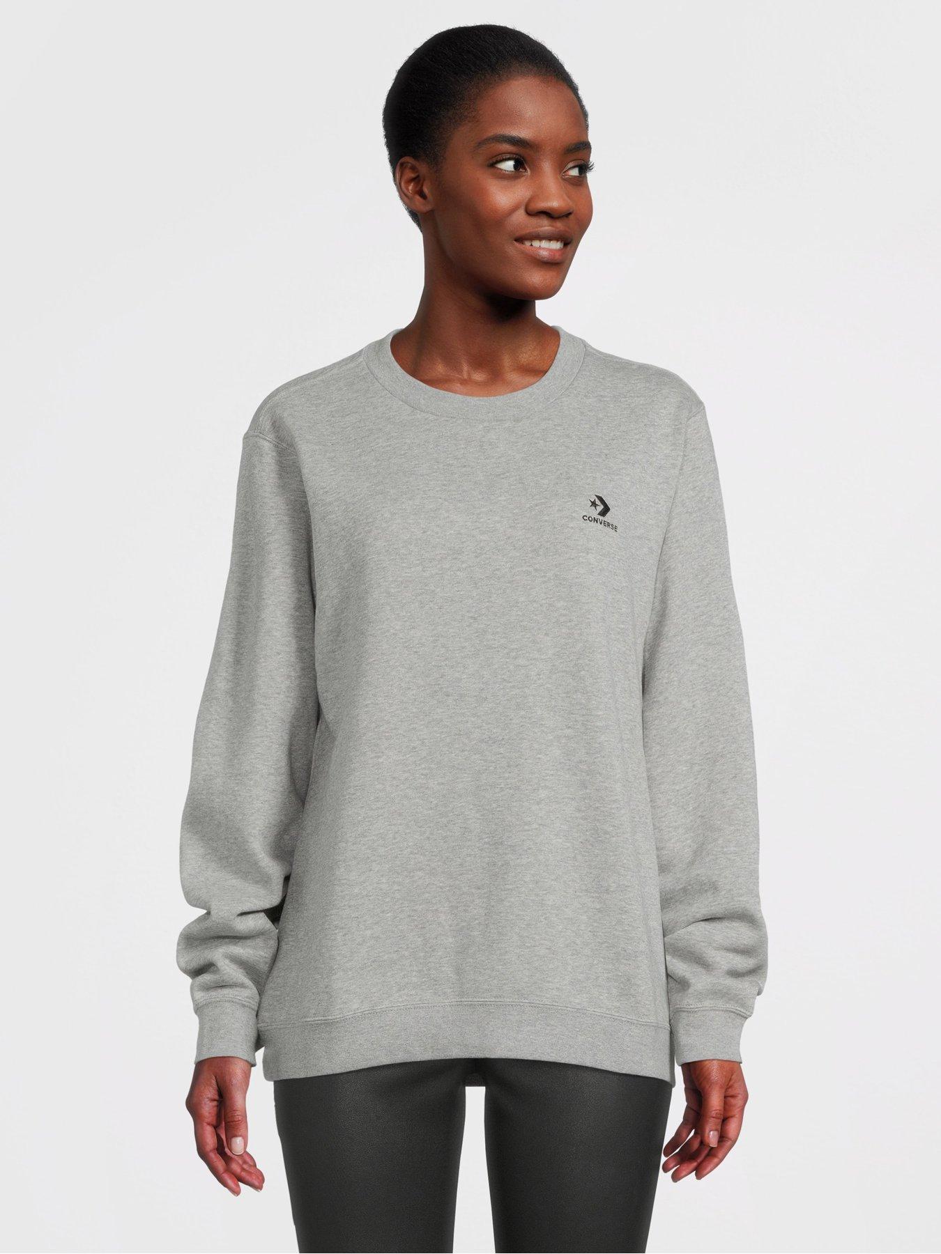 Converse vintage grey best sale heather