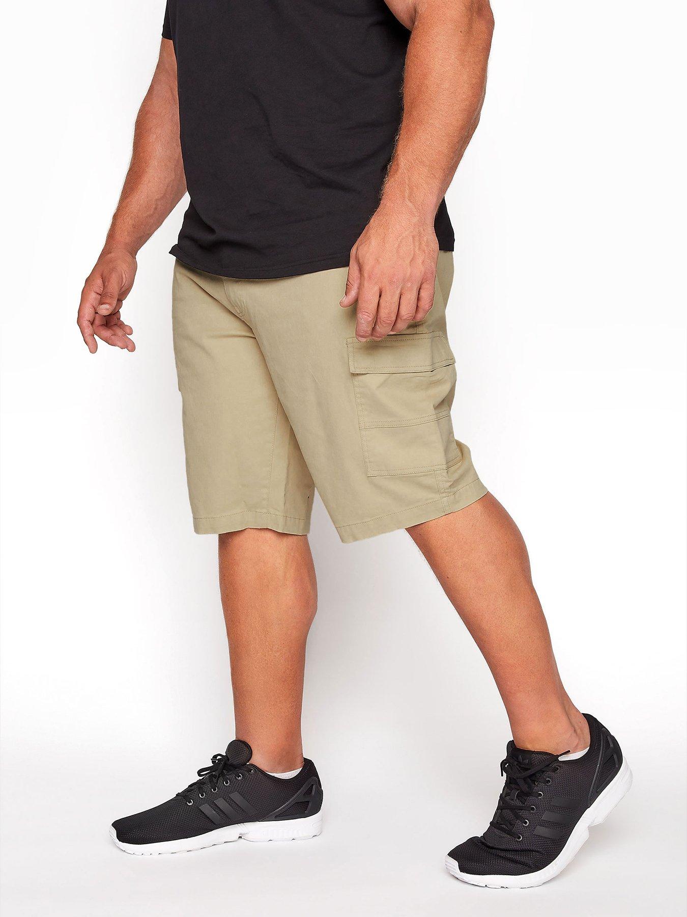 undefined Stretch Cargo Shorts - Cream