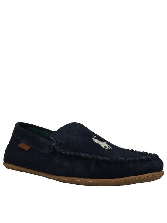 front image of polo-ralph-lauren-collins-slippers-navy