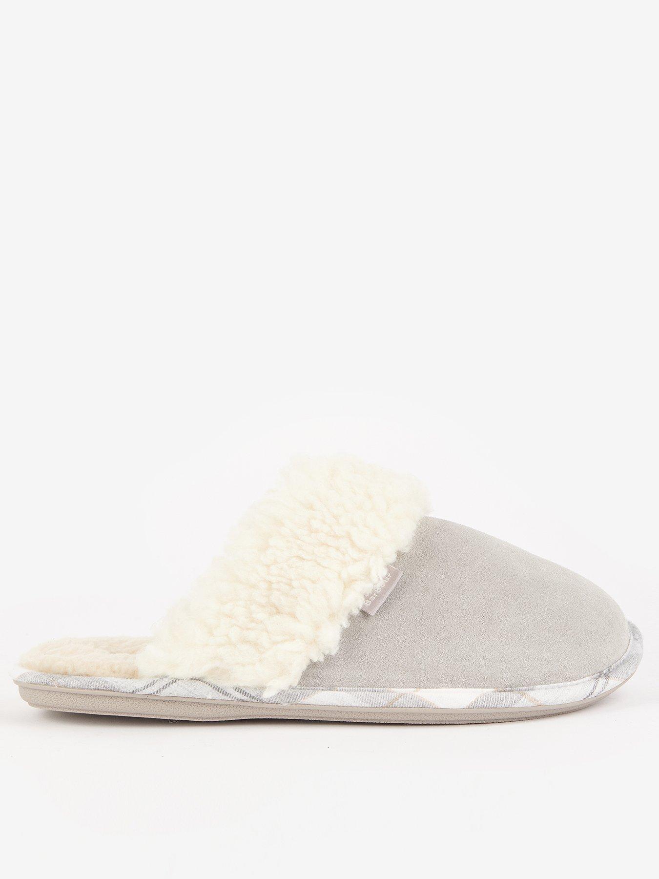 Women's barbour lydia discount suede mule slippers