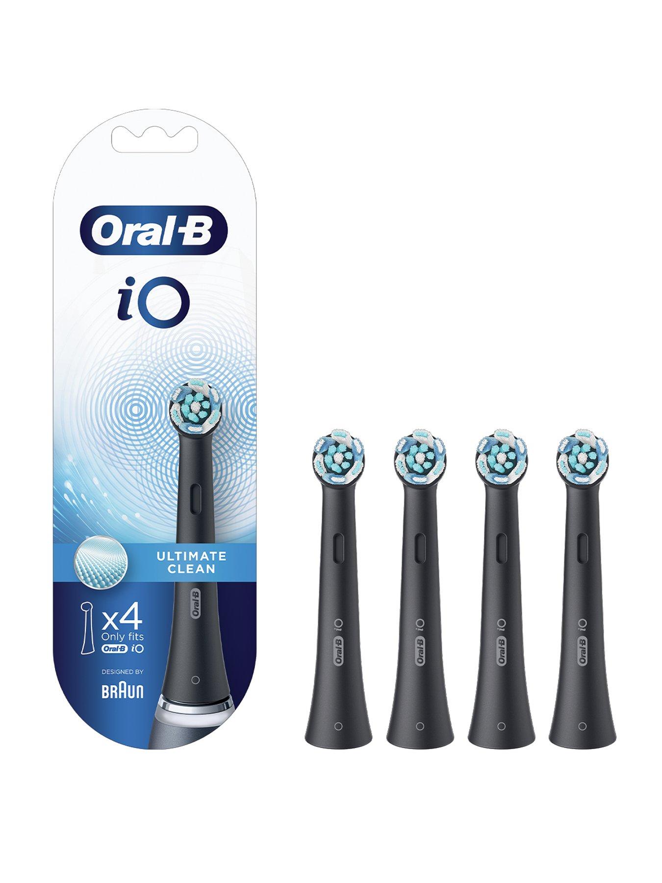 undefined iO Ultimate Clean Black Refill Heads - Pack of 4