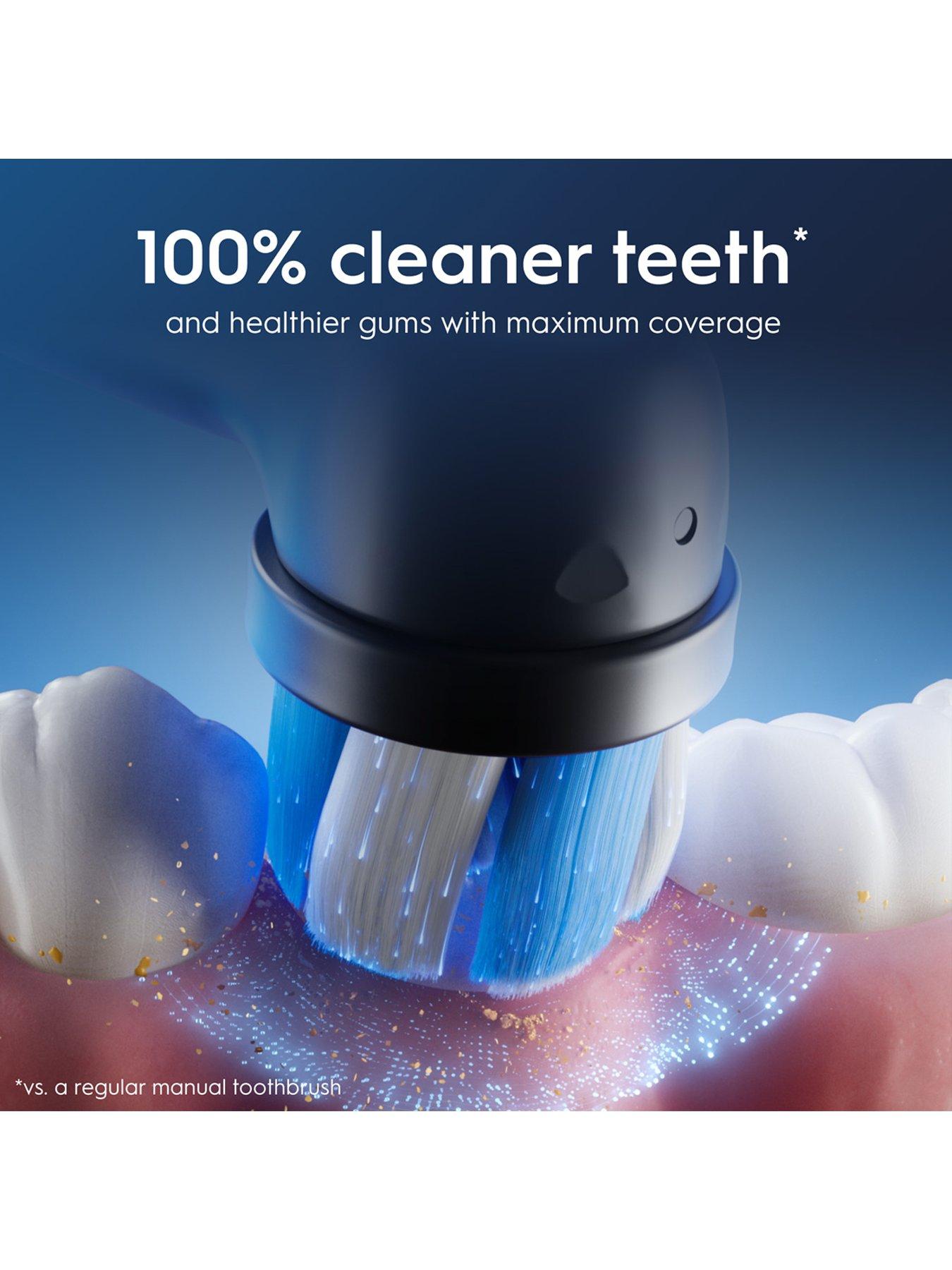  image of oral-b-io6-black-lava-amp-pink-sand-electric-toothbrush-duo-pack