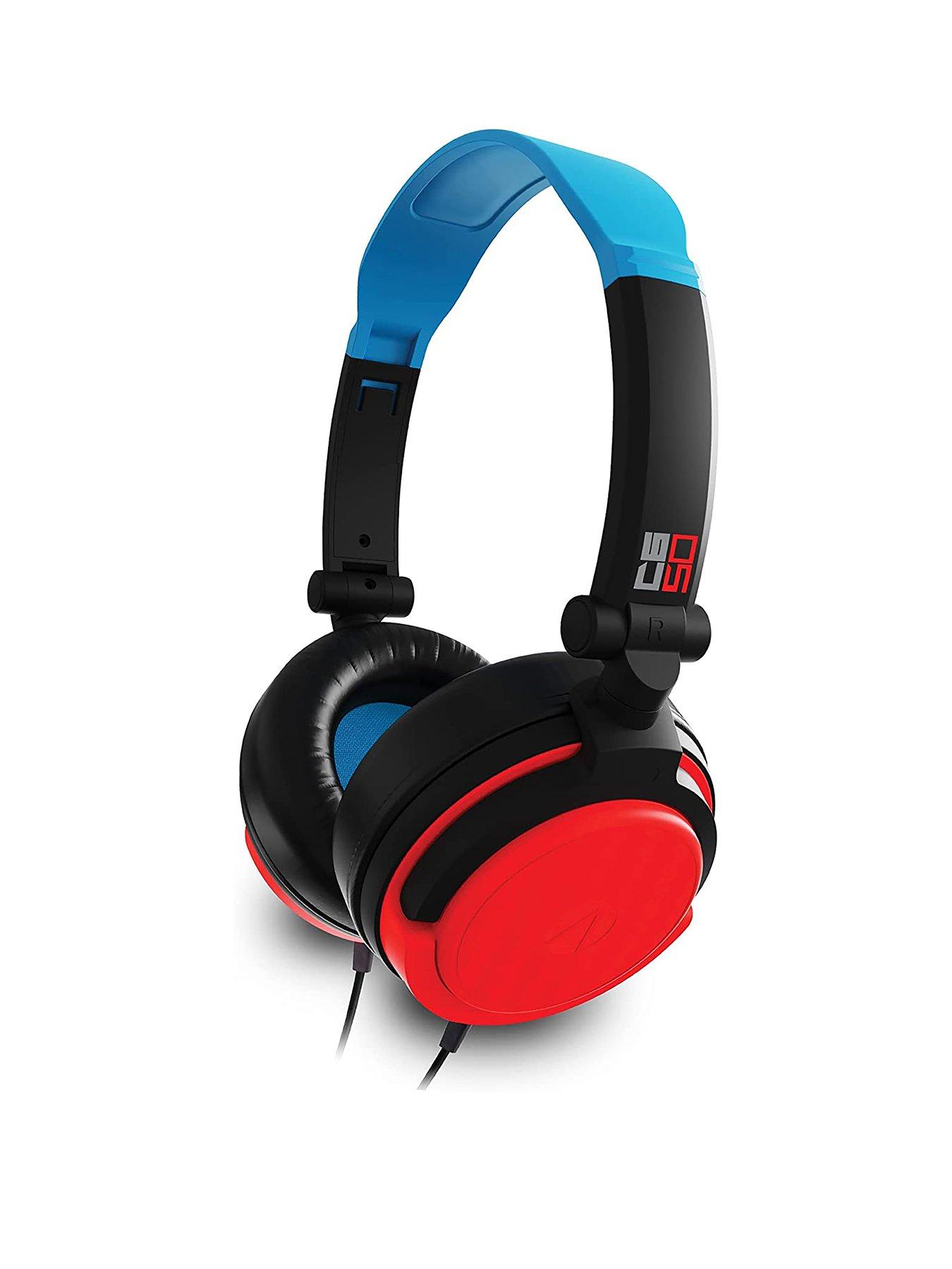 Stealth C6-50 Gaming Headset for Switch, XBOX, PS4/PS5, PC - Neon Blue/Red