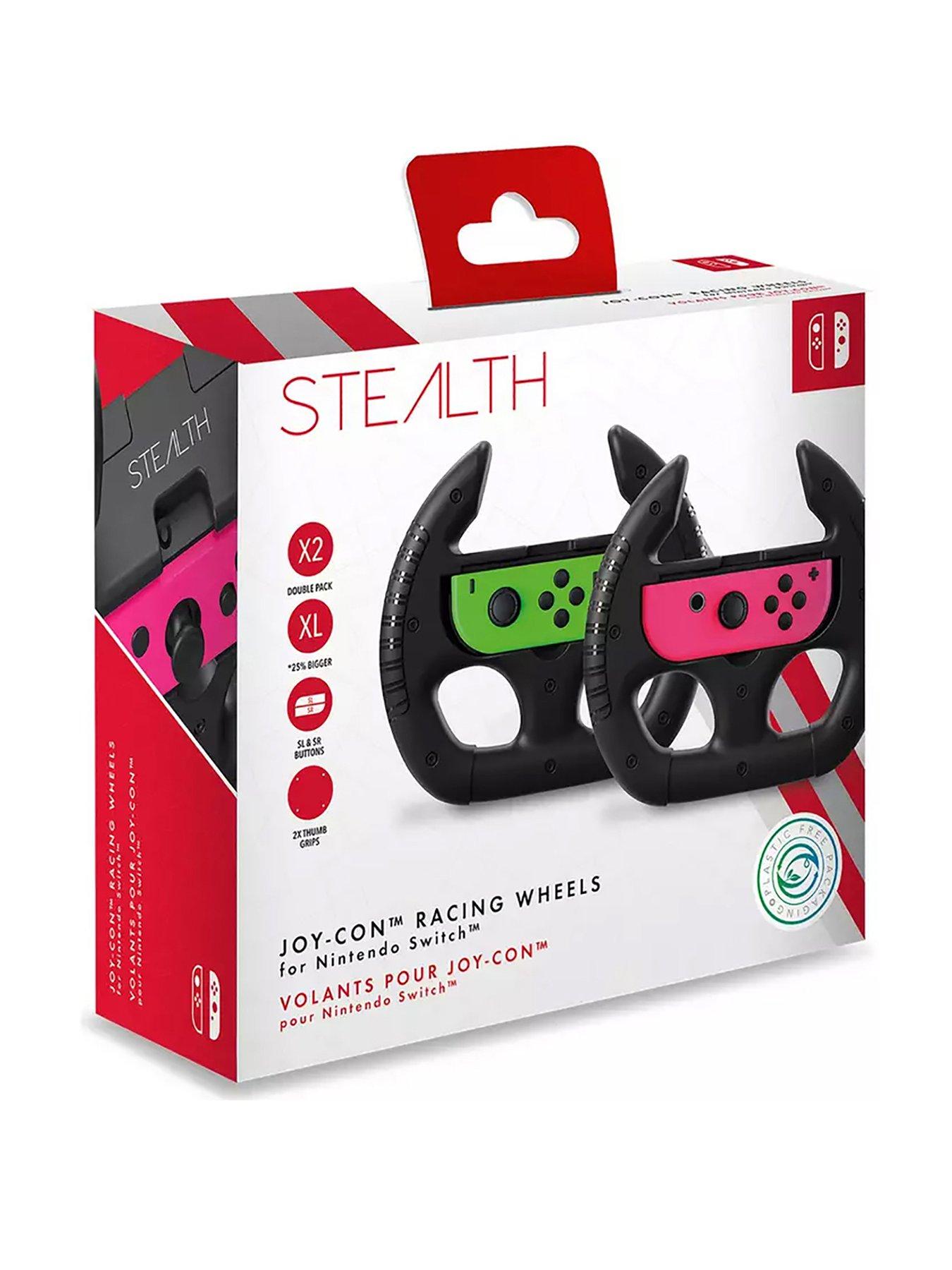  image of stealth-joy-con-racing-wheels-for-nintendo-switch-twin-pack