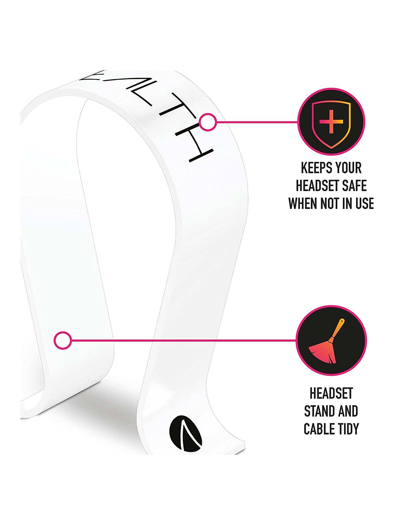 Stealth Gaming Headset Stand White littlewoods