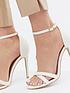  image of new-look-white-strappy-stiletto-heel-sandals